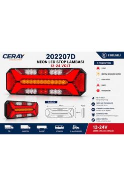 ÇERAY  STOP LAMBASI 12/24 V LEDLİ