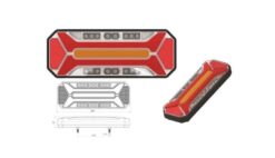 Star Neon Led Dinamik Sinyalli Stop Lambası 12/24V Çeray