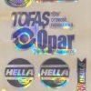 Hologramlı Küçük Sticker 1, 1 Adet