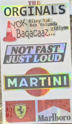 Hologramlı Sticker , 1 Adet