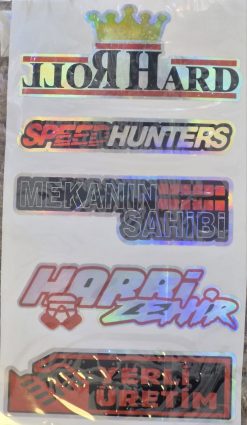 Hologramlı Sticker 12, 1 Adet