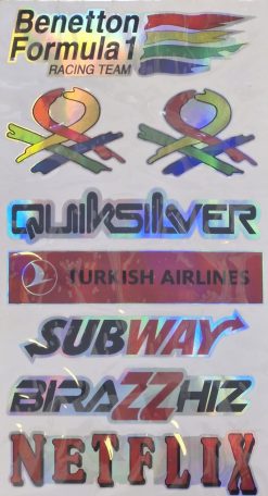 Hologramlı Sticker 16, 1 Adet