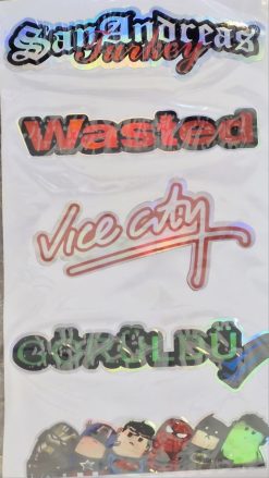 Hologramlı Sticker 2, 1 Adet
